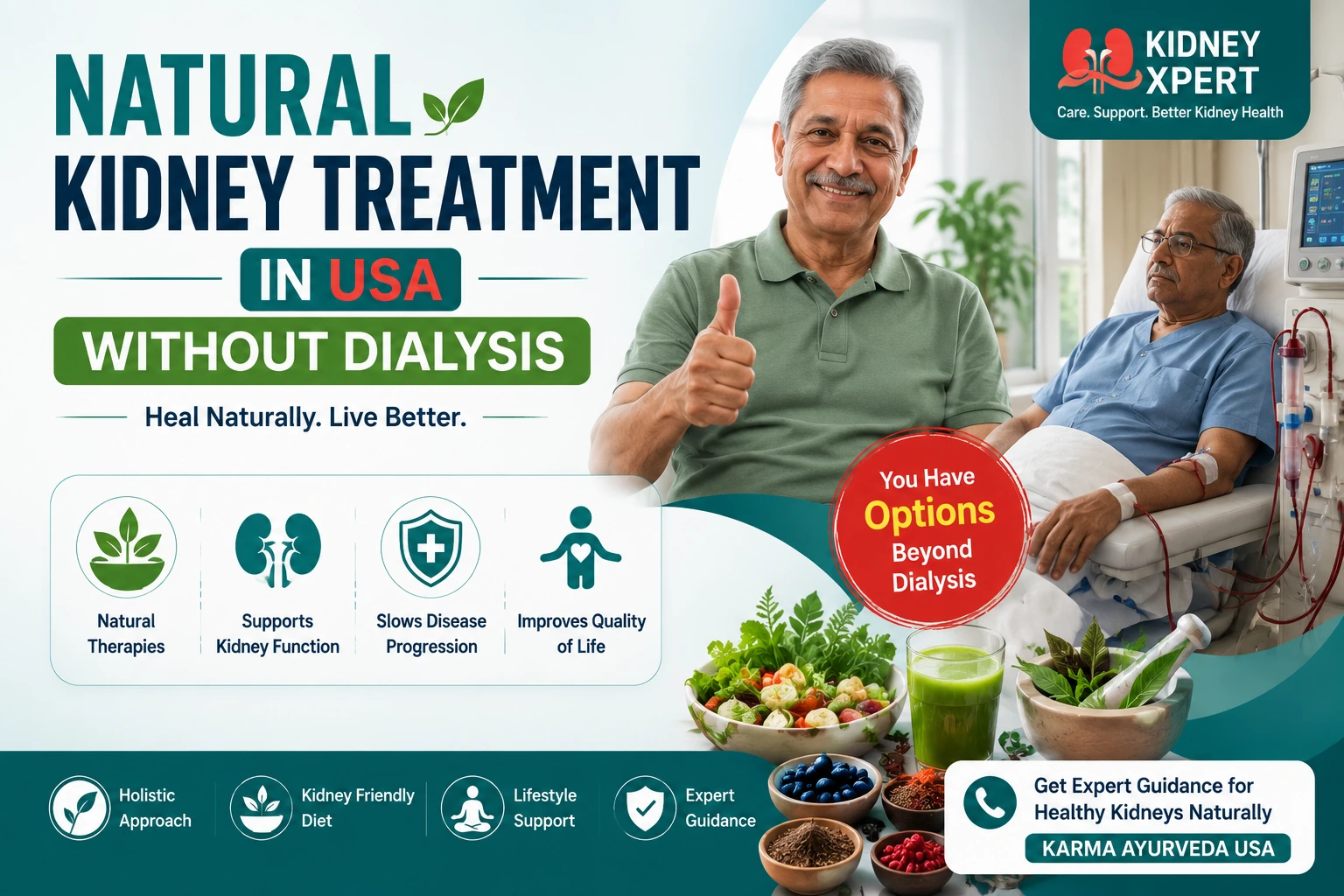 Natural kidney treatment USA without dialysis Natural kidney treatment USA without dialysis